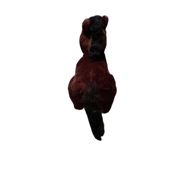 Ganz Baby Toddler Brown Webkinz Clydesdale Horse Animal Plush Stuffed Animal - Picture 7 of 9